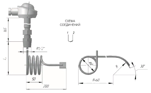 Преобразователь термоэлектрический хромель-алюмелевый ЭТАЛОН ТХА-0901 Электромагнитные преобразователи